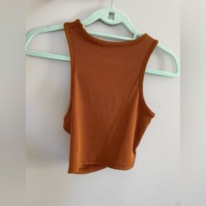 Women’s cropped high neck top